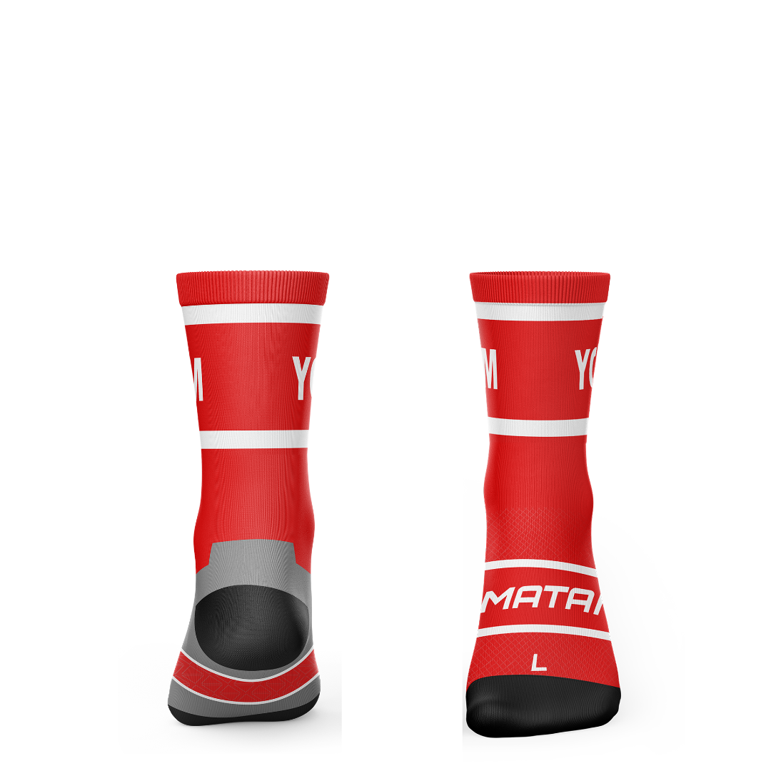 Custom Made Socks-Mid Crew – Matai Sports